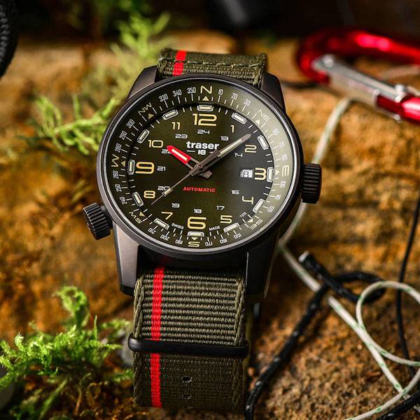 Traser Uhren Armbanduhr P68 Pathfinder, Dunkelgrün, 262626