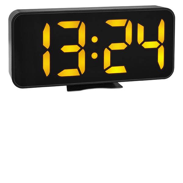 Horloge Réveil Numérique Noire à LED en Bois • Ma Petite Horlogerie