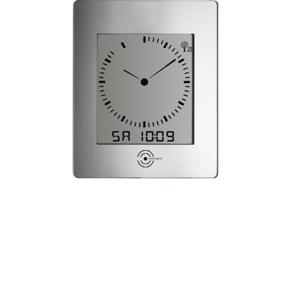 AMS Flip-Clock digital Tischuhr Buche 1175-18